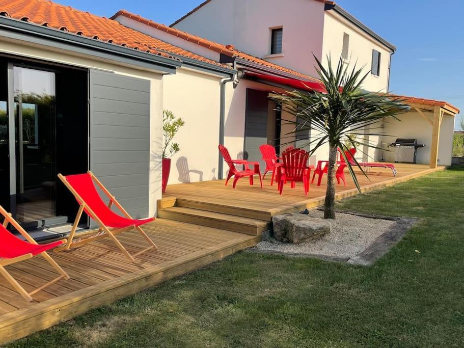 Villa Grand Standing Avec Piscine Proche Nantes La Chapelle-Heulin Luaran gambar